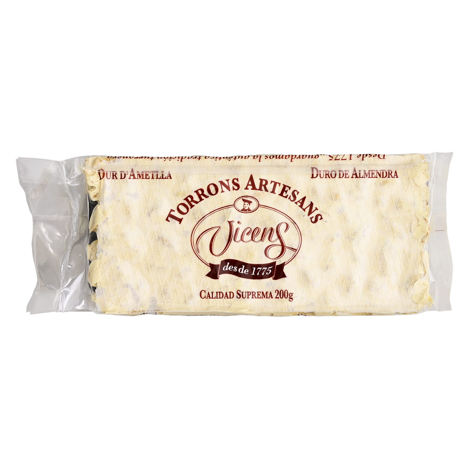 Turrón Duro De Almendra VICENS 200 G