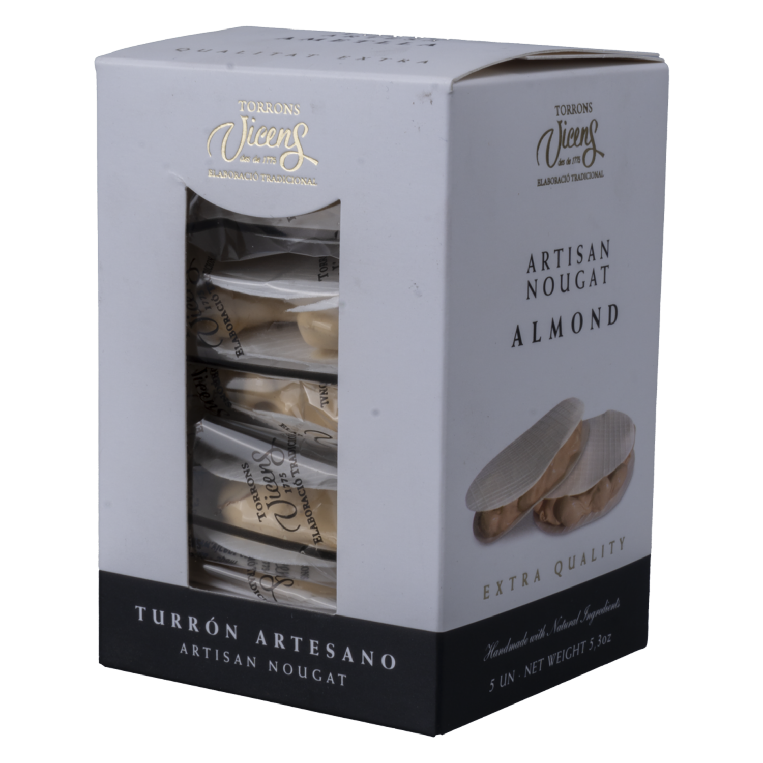 Turrón Tortita Almendra Miel Y Oblea VICENS 150 g