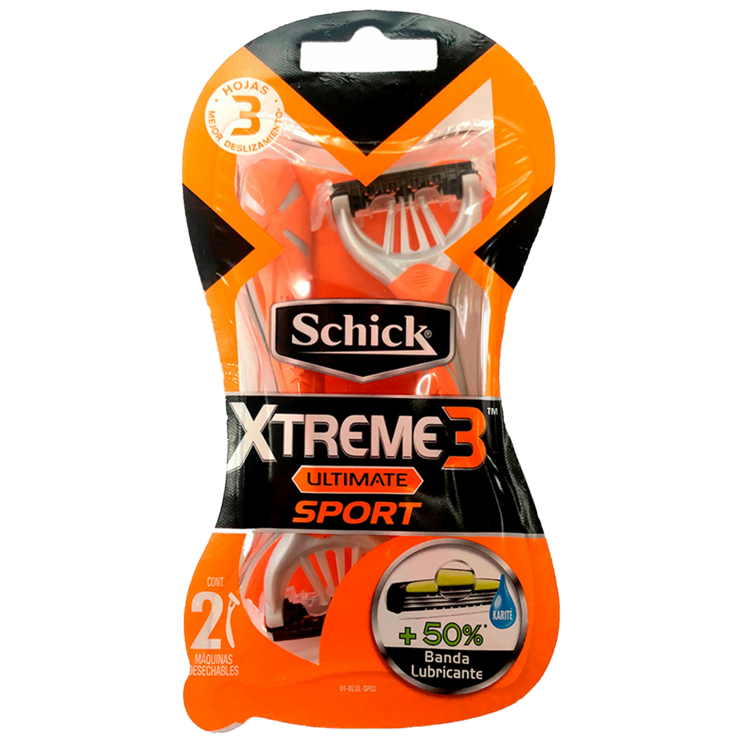 Afeitadora Desechable Para HombreXtreme3 Ultimate Sport SCHICK X2 Uds