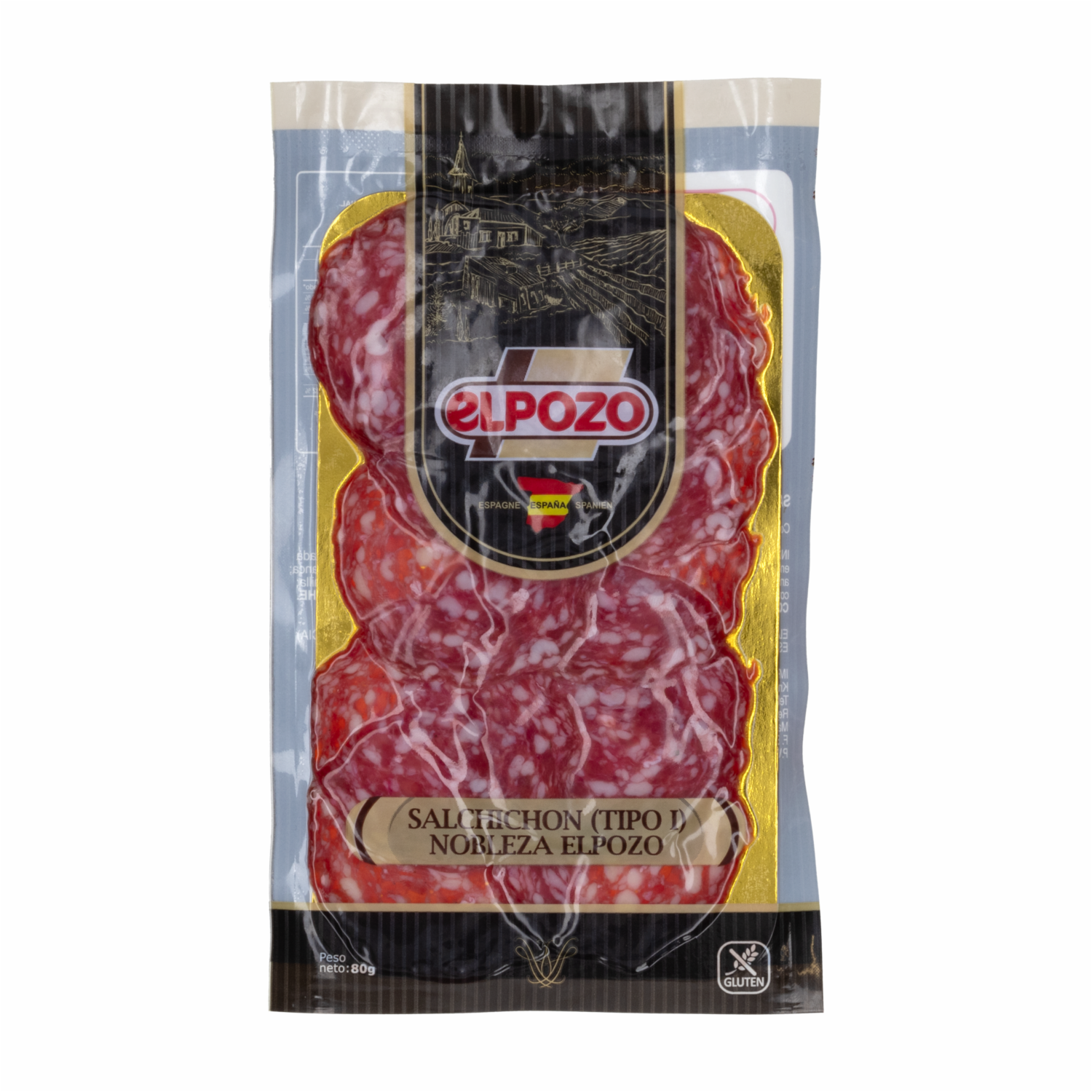 Salchichón Lonchado EL POZO 80G