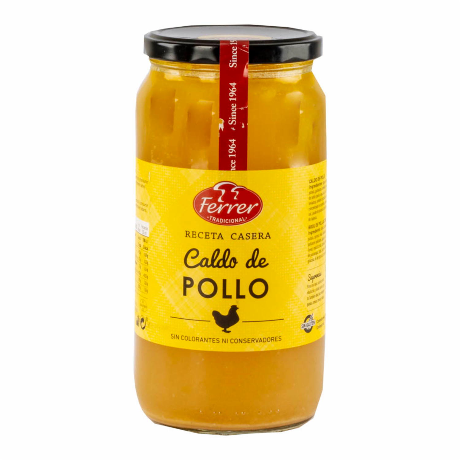 Caldo De Pollo Receta Casera FERRER 970 ml