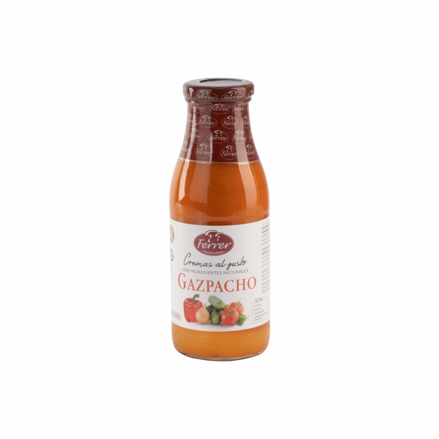 Crema Lista Gazpacho Natural FERRER 485 ml