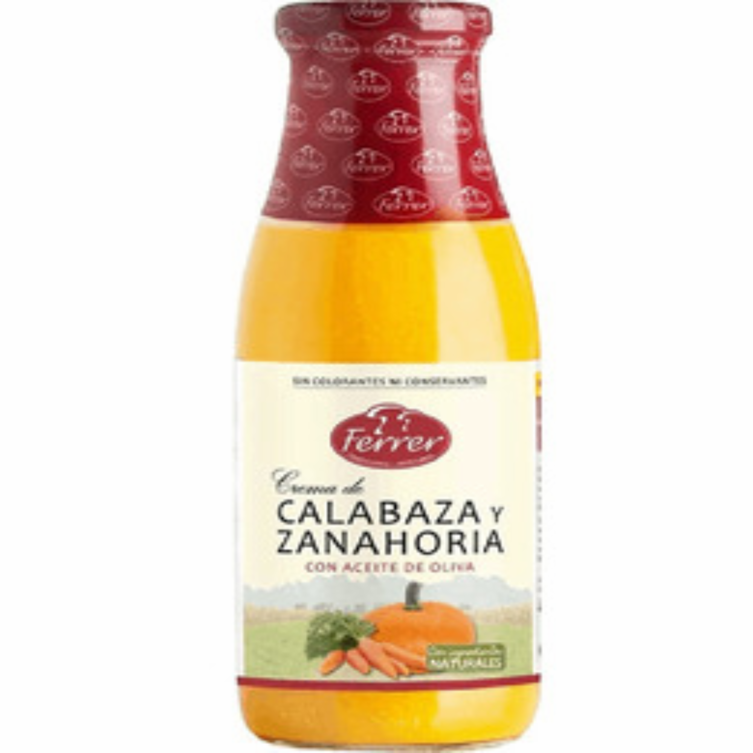 Crema Instantánea De Calabaza Con Zanahoria Y Aceite De Oliva FERRER 485 Ml