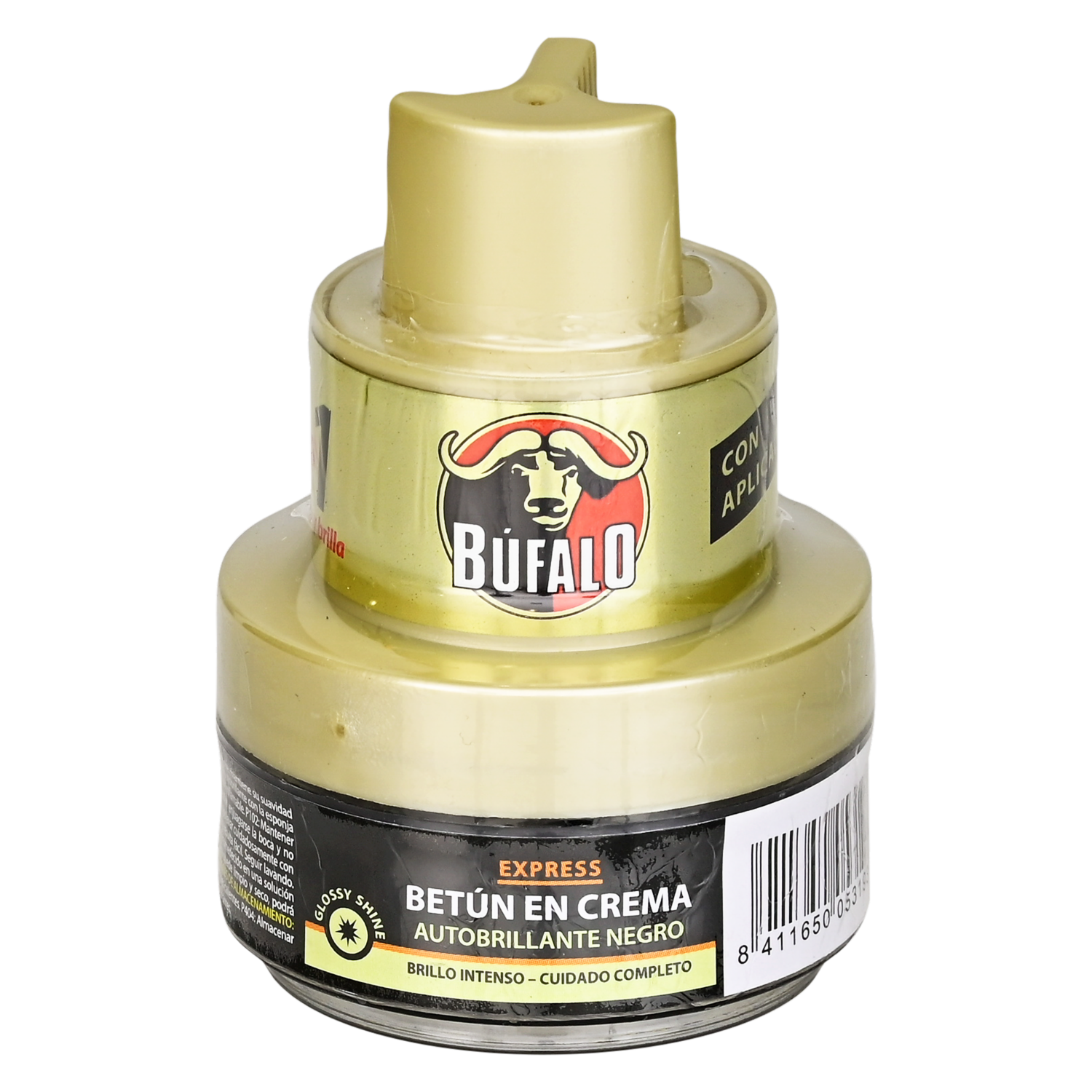 Betún En Crema Autobrillante Tono Negro BÚFALO 39 G