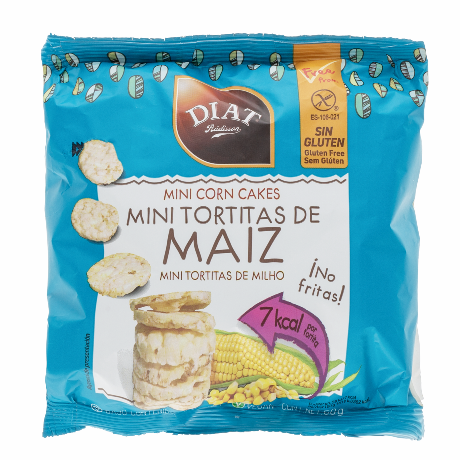 Tortas De Maiz Diet Mini DIAT 50 G