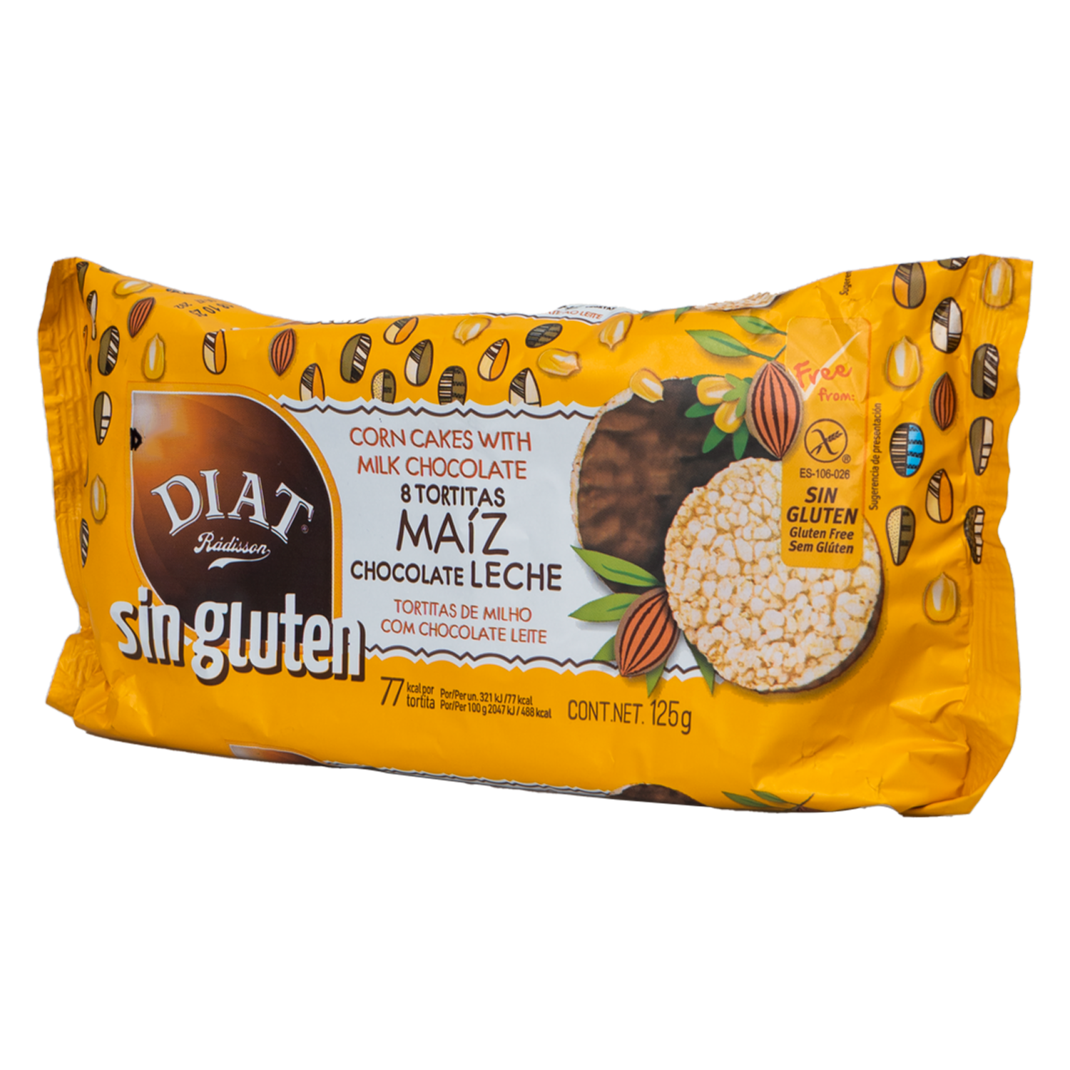 Tortas De Maiz Con Chocolate DIAT 125 G