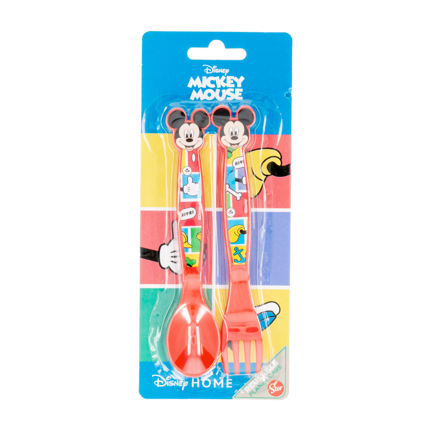 Set De Cubiertos Diseño Mickey STOR 2 Uds