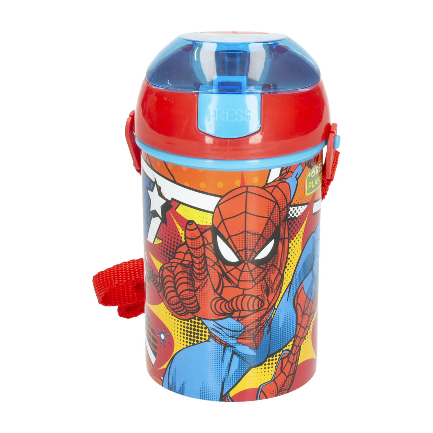 Tomatodo Pop Up  Spiderman Con Cordón STOR 450 Ml