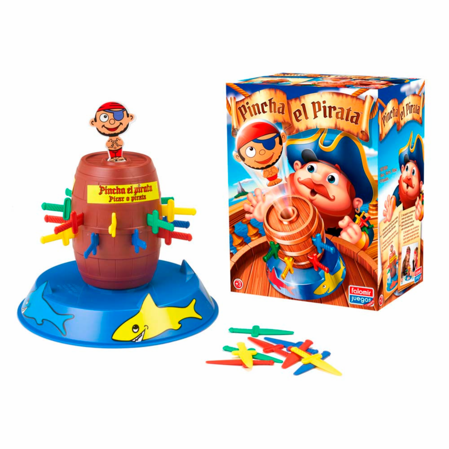 Juego De Mesa Pincha El Pirata FALOMIR 2+ Jugadores