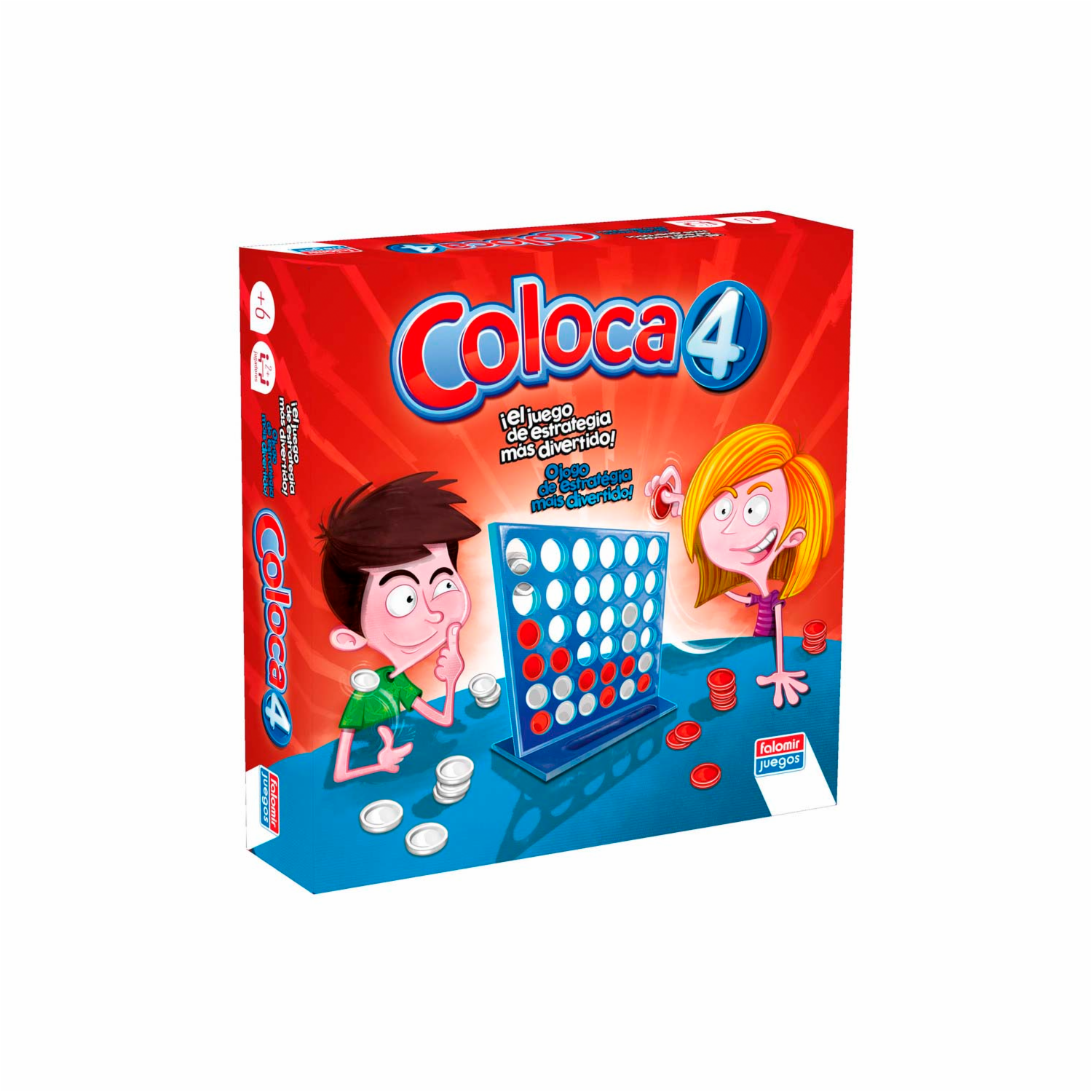 Juego De Mesa Coloca 4 FALOMIR 2 Jugadores