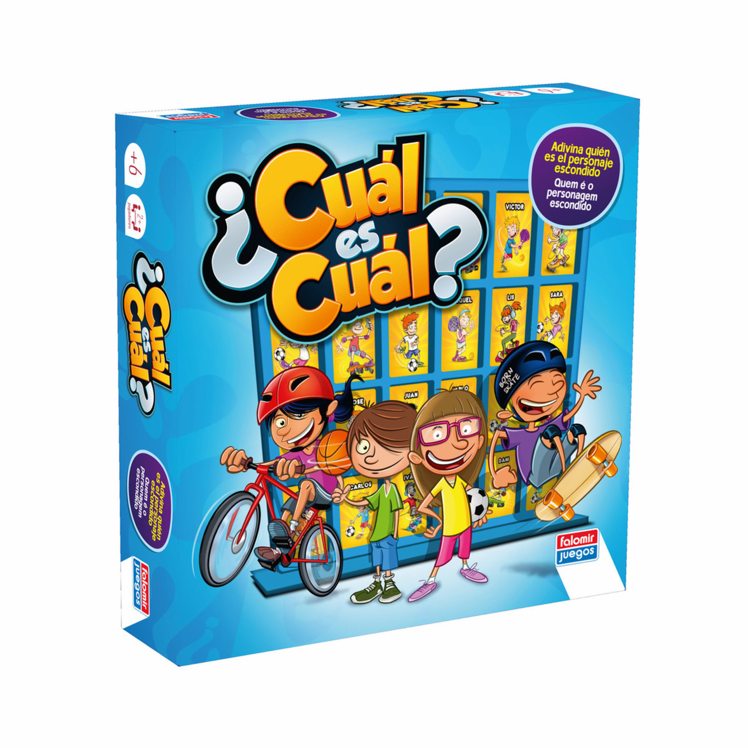 Juego De Mesa ¿Cuál Es Cuál? FALOMIR 2 – 4 Jugadores