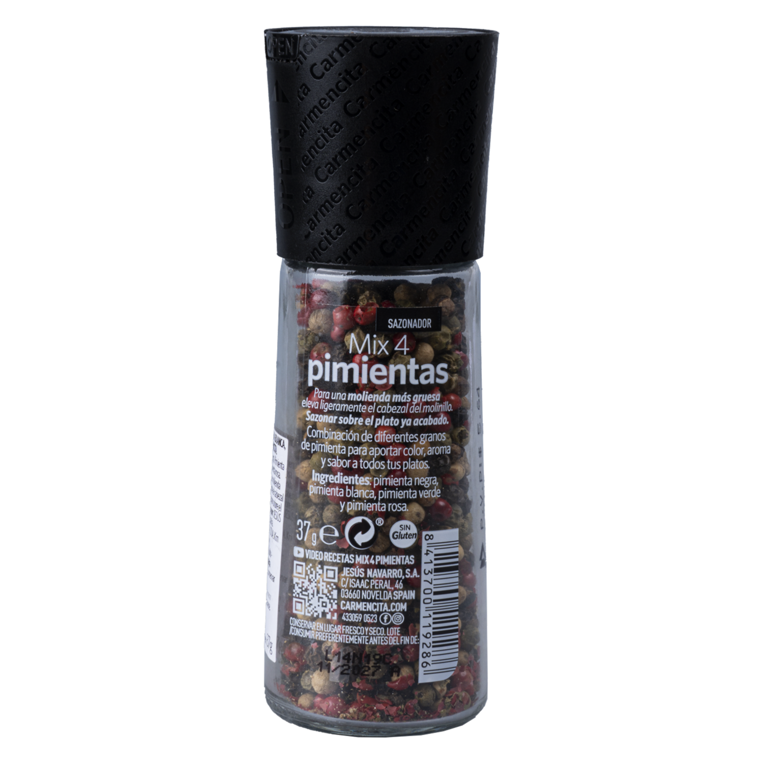 Pimienta Mix 4 CARMENCITA 40 g