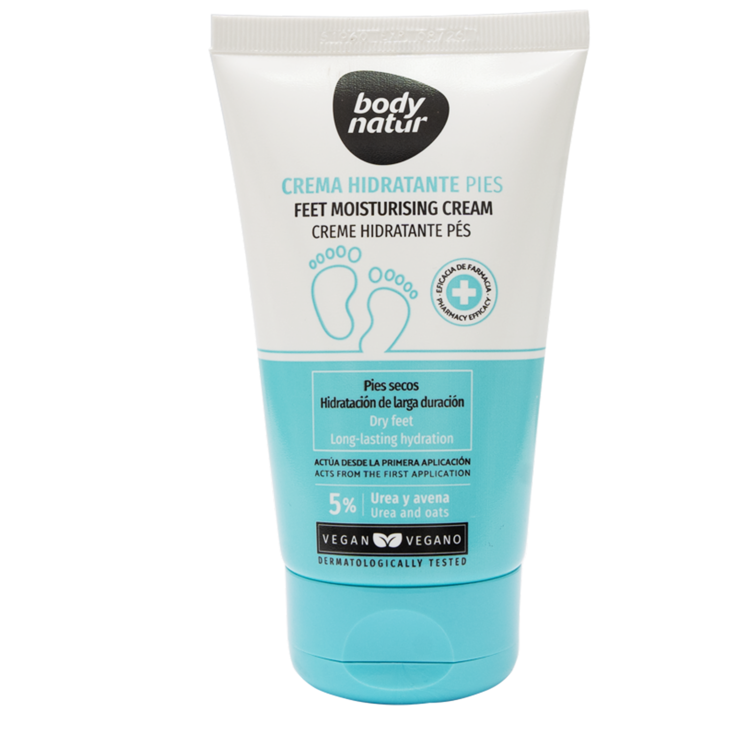 Crema Para Pies Secos Hidratante BODY NATUR 100 Ml
