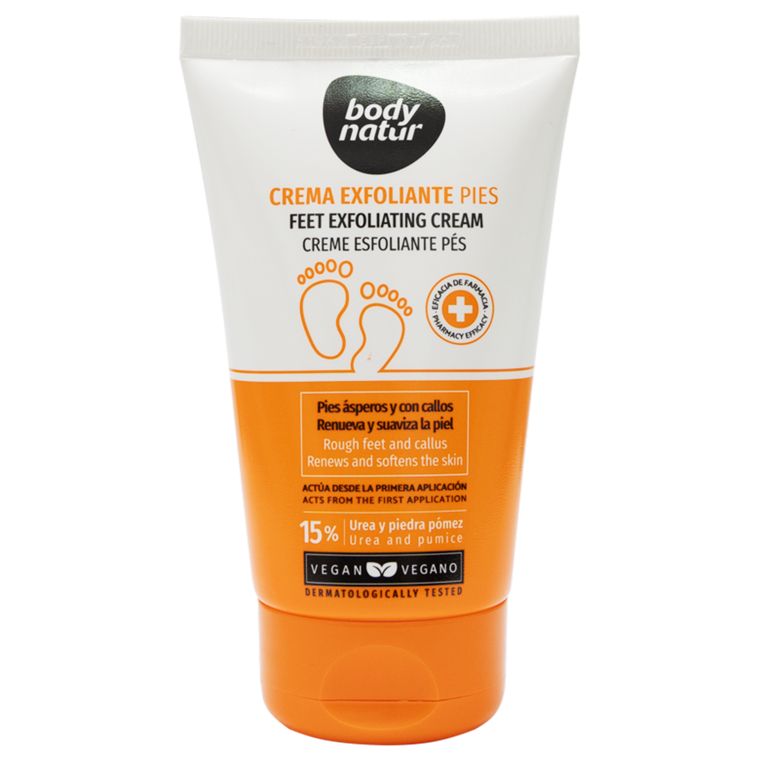 Exfoliante De Pies Ásperos Con Callos En Crema BODY NATUR 100 Ml