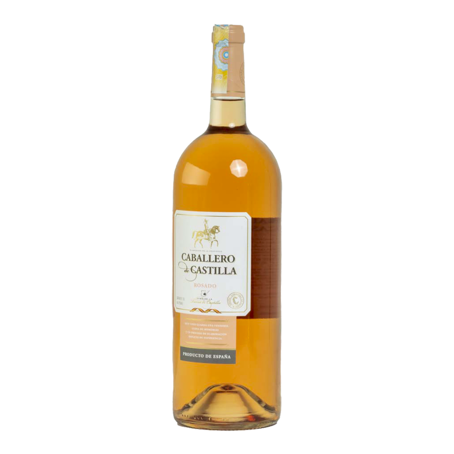 Vino Rosado Español CABALLERO DE CASTILLA 1500 Ml