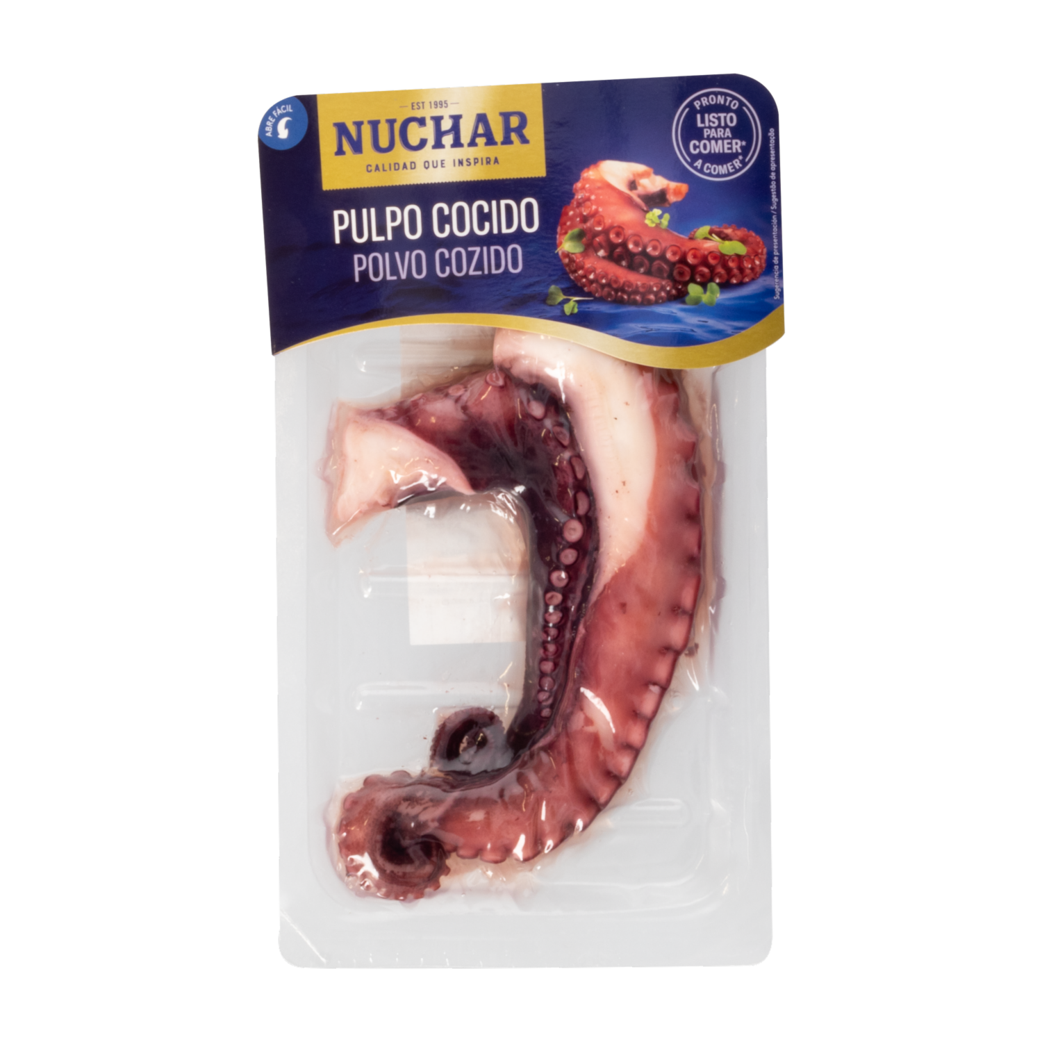Pulpo Cocinado 2 Patas NUCHAR 200 G