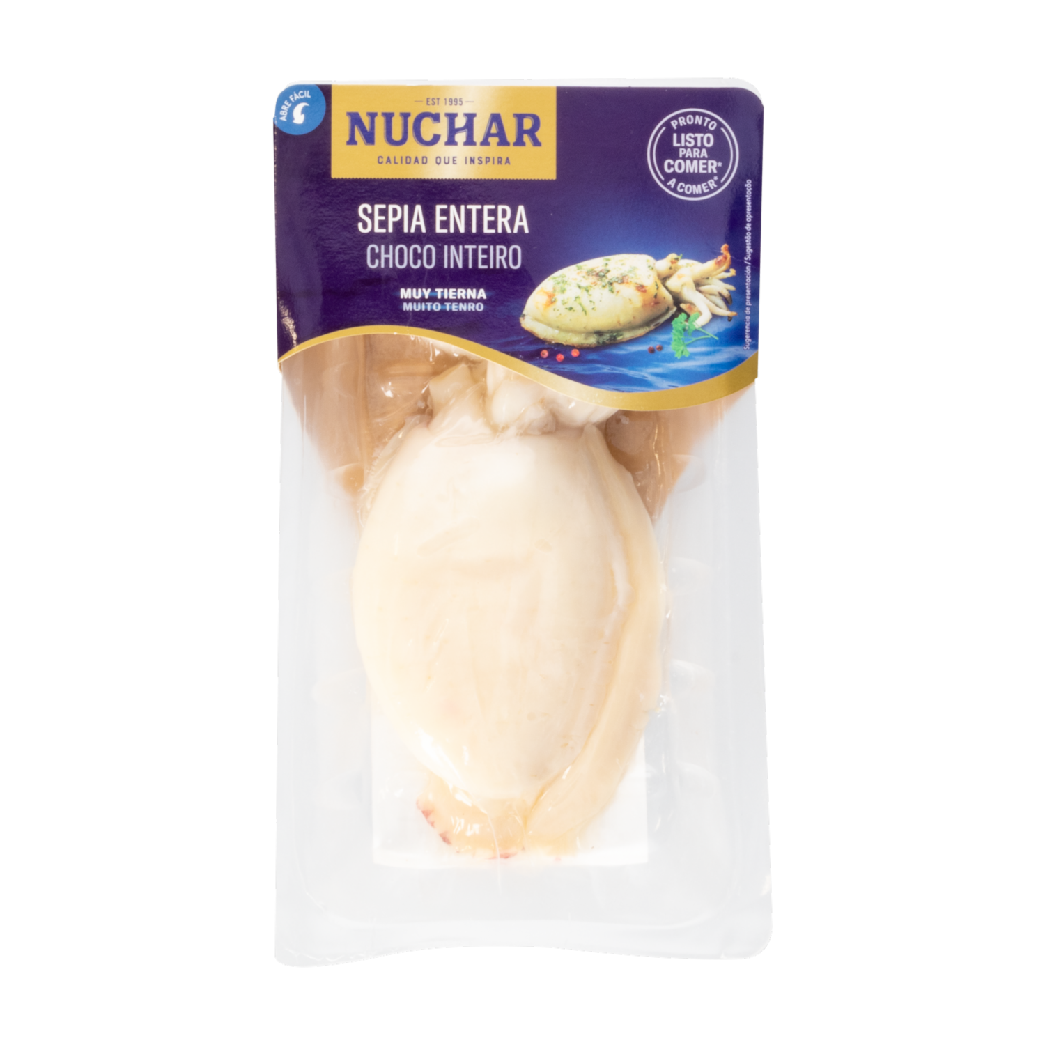 Sepia Entera Cocidas NUCHAR 250 G