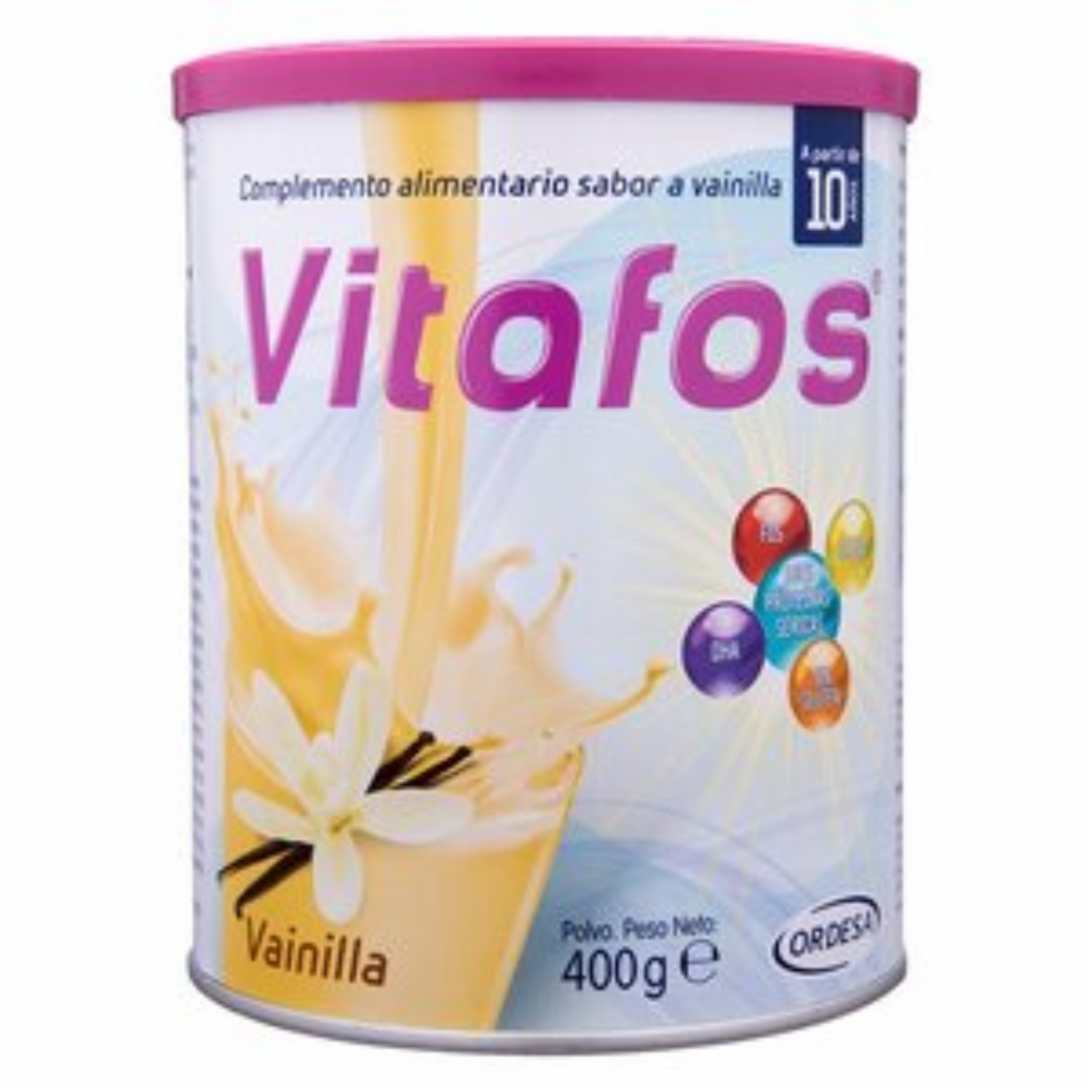 Complemento Alimenticio Sabor A Vainilla En Lata VITAFOS 400 g