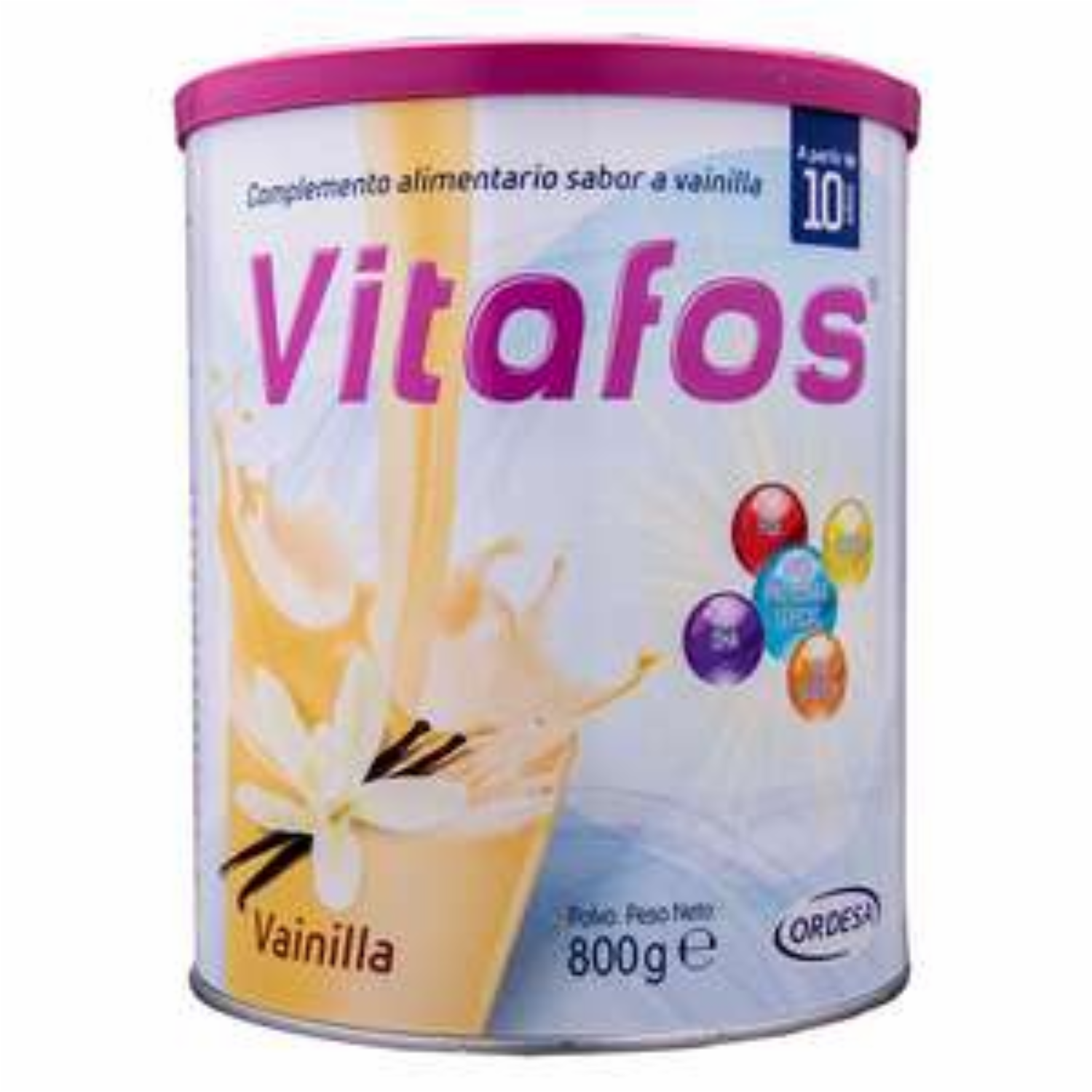 Suplemento Vitamínico Sabor Vainilla VITAFOS 800 g