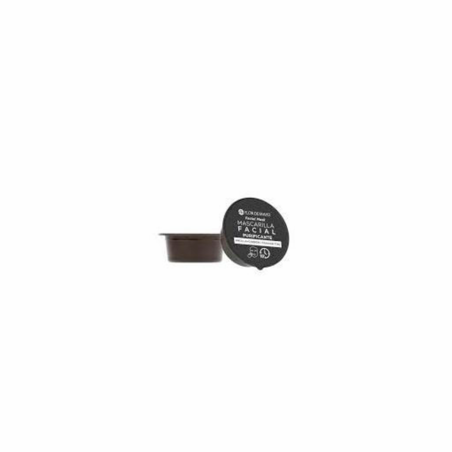 Mascarilla Facial De Mayo Pote Purificante Arcilla Carbón FLOR DE MAYO 15 Ml