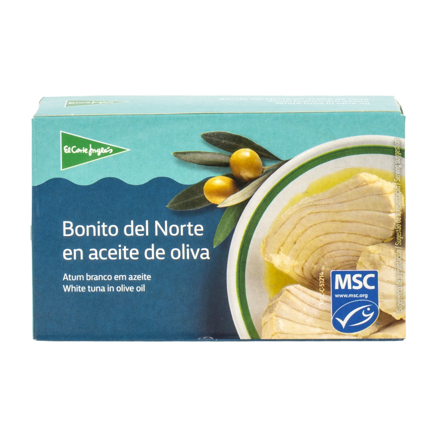 Atún Blanco En Trozos En Aceite De Oliva EL CORTE INGLÉS 111 G