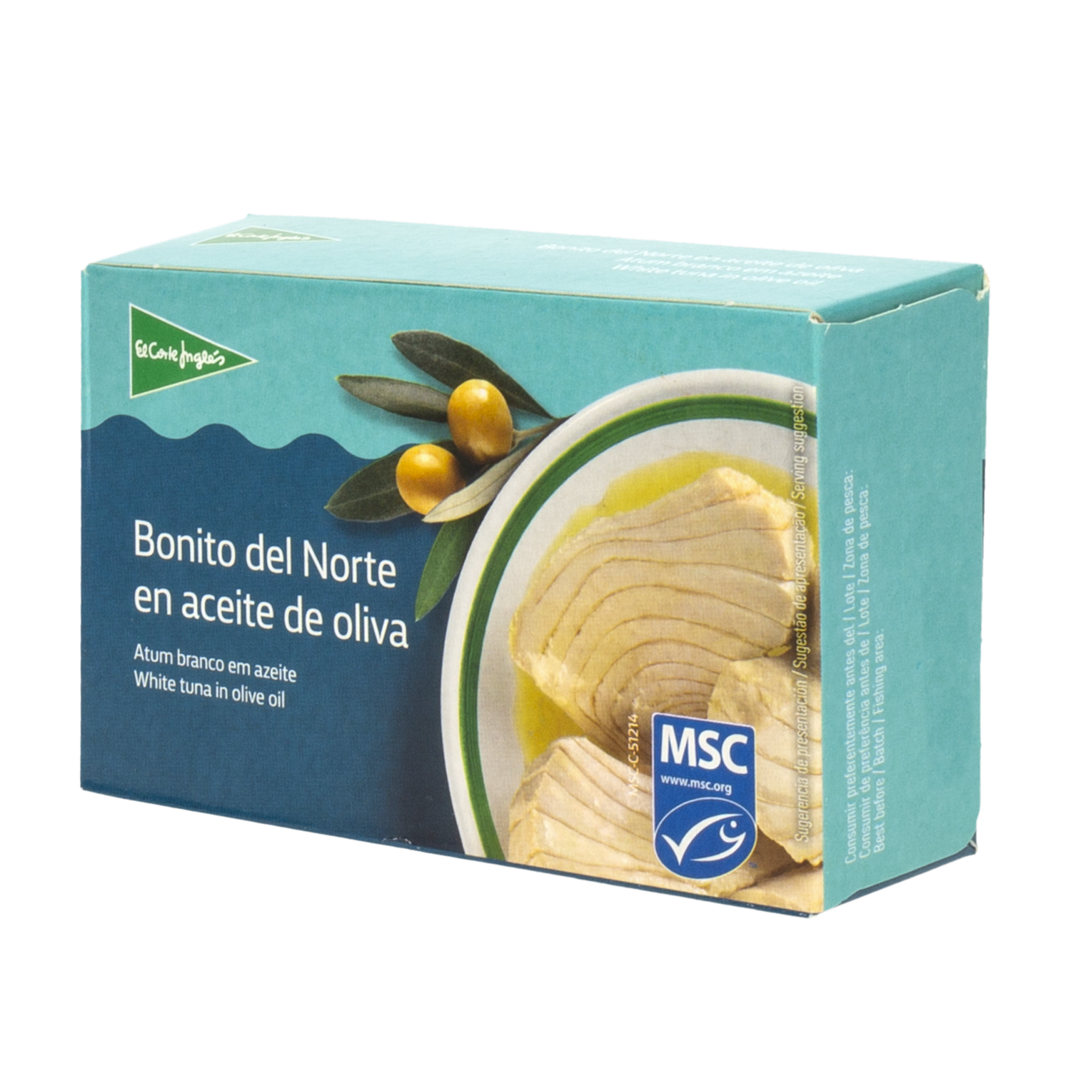 Atún Blanco En Trozos En Aceite De Oliva EL CORTE INGLÉS 111 G