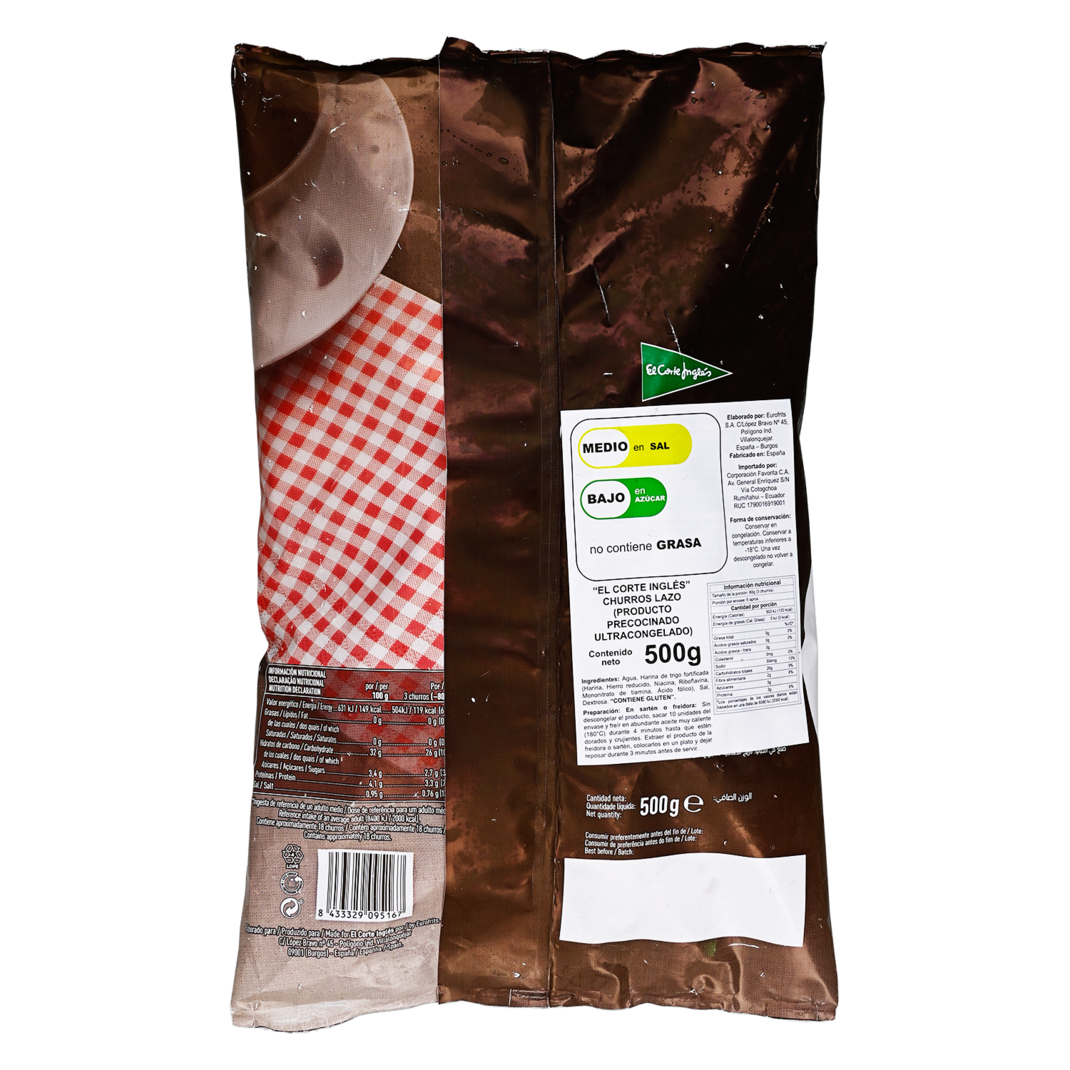 Churros Lazo EL CORTE INGLÉS 500 G