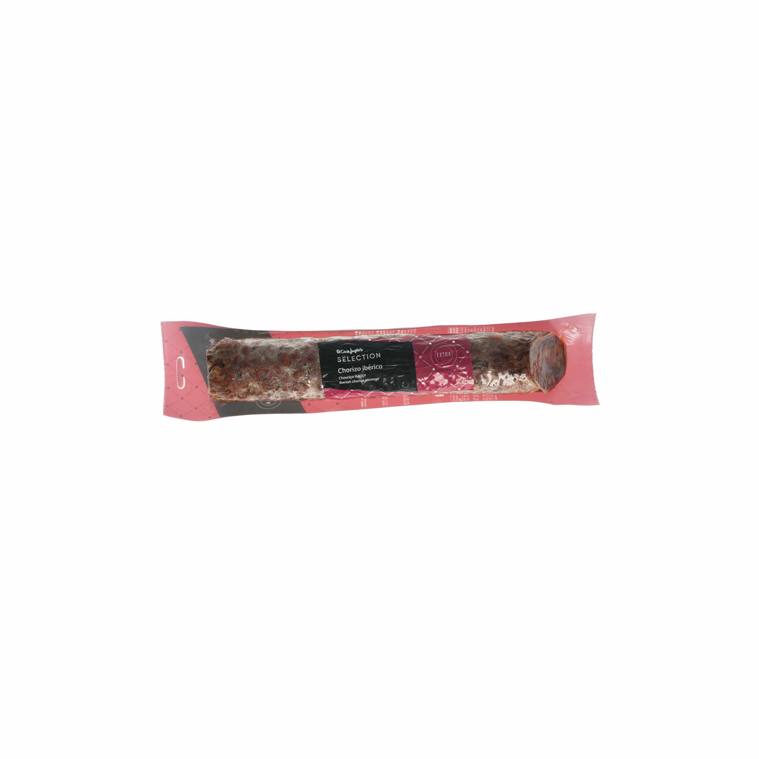 Salchicha Curada De Cerdo Ibérico Media Pieza EL CORTE INGLÉS 550G