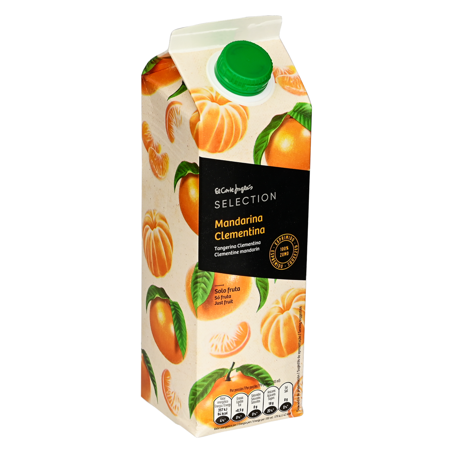 Zumo De Mandarina Exprimido EL CORTE INGLÉS 1000 ml