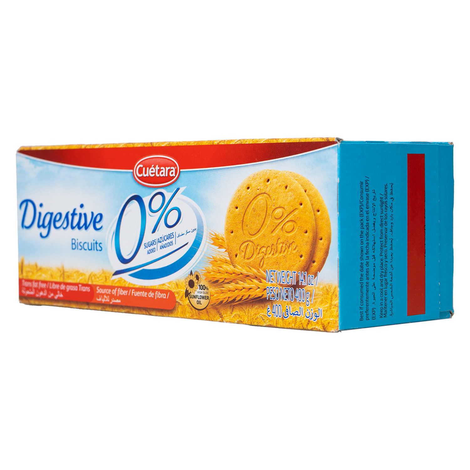 Galleta Digestiva Sin Azúcar CUÉTARA 400 g