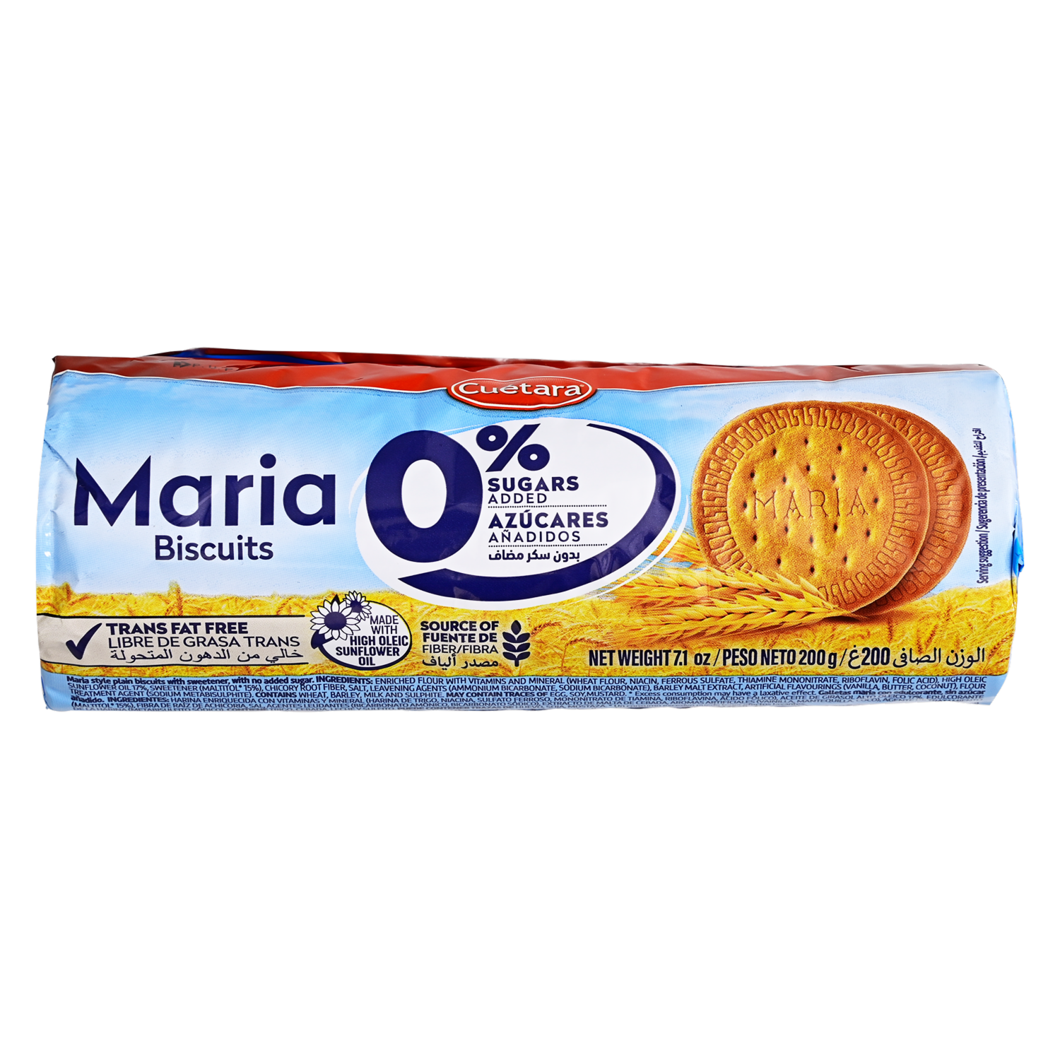 Galleta Maria Sin Azúcar CUÉTARA 200 g