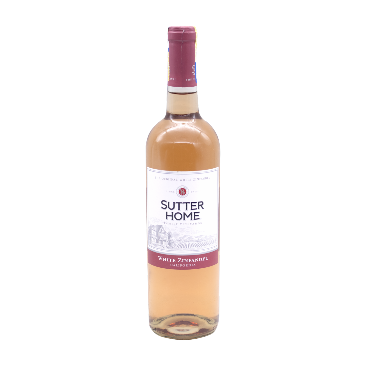 Vino Blanco White Zinfandel California SUTTER HOME 750 Ml