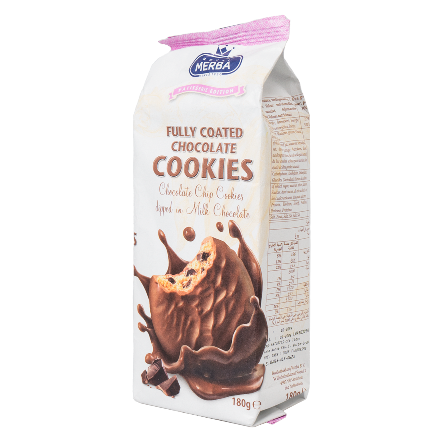 Galleta De Chocolate Recubiertas MERBA 180 G