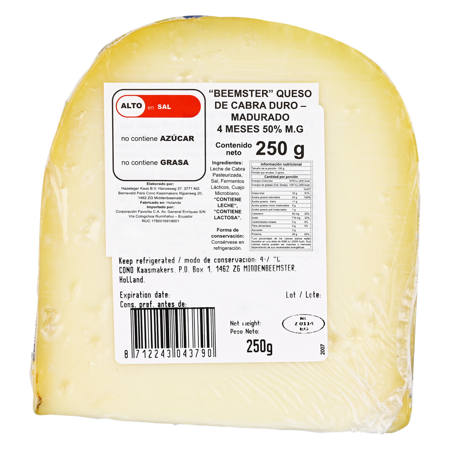 Queso De Cabra BEEMSTER 250 G
