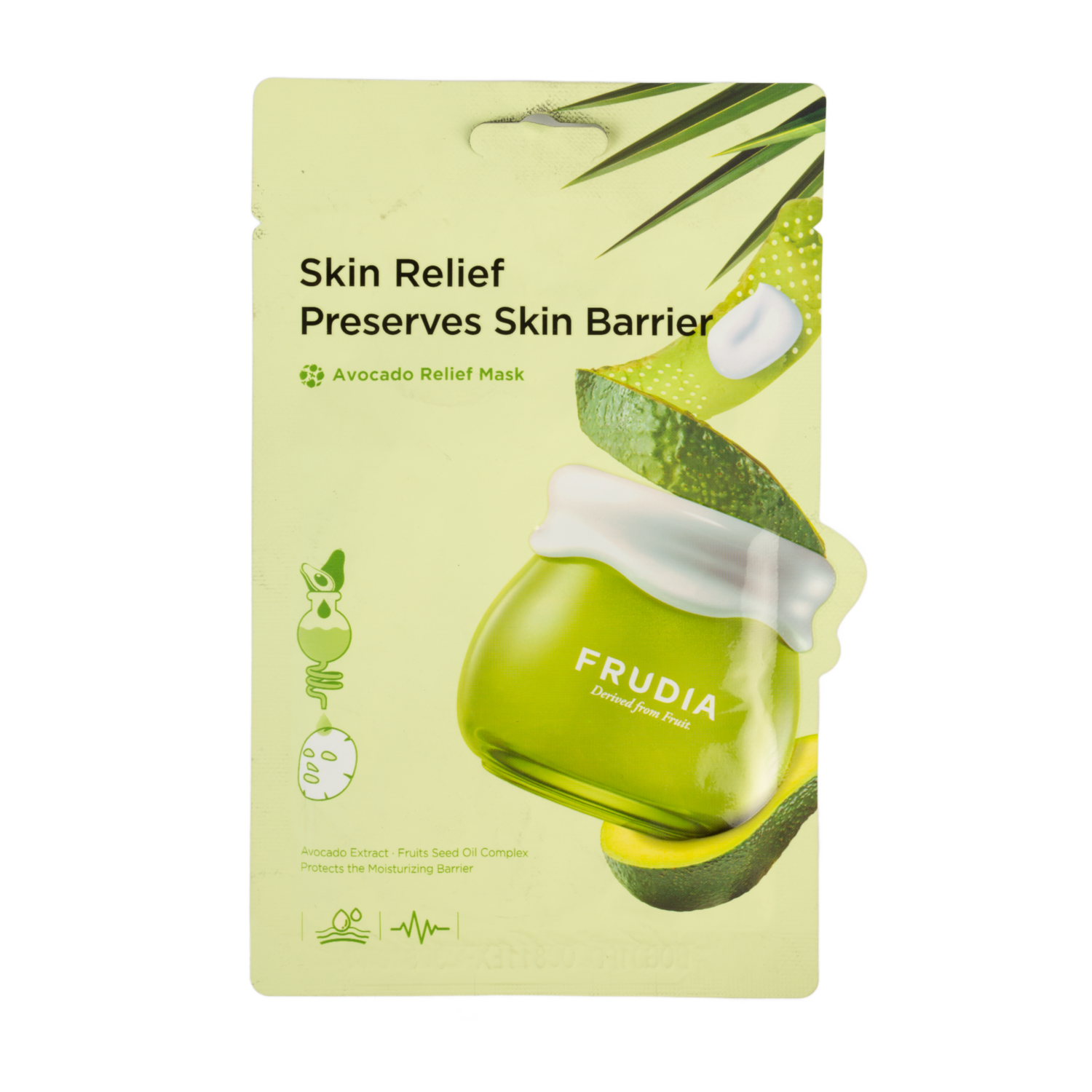 Mascarilla Facial En Crema Relajante De Aguacate FRUDIA Inner Pack 20 Ml