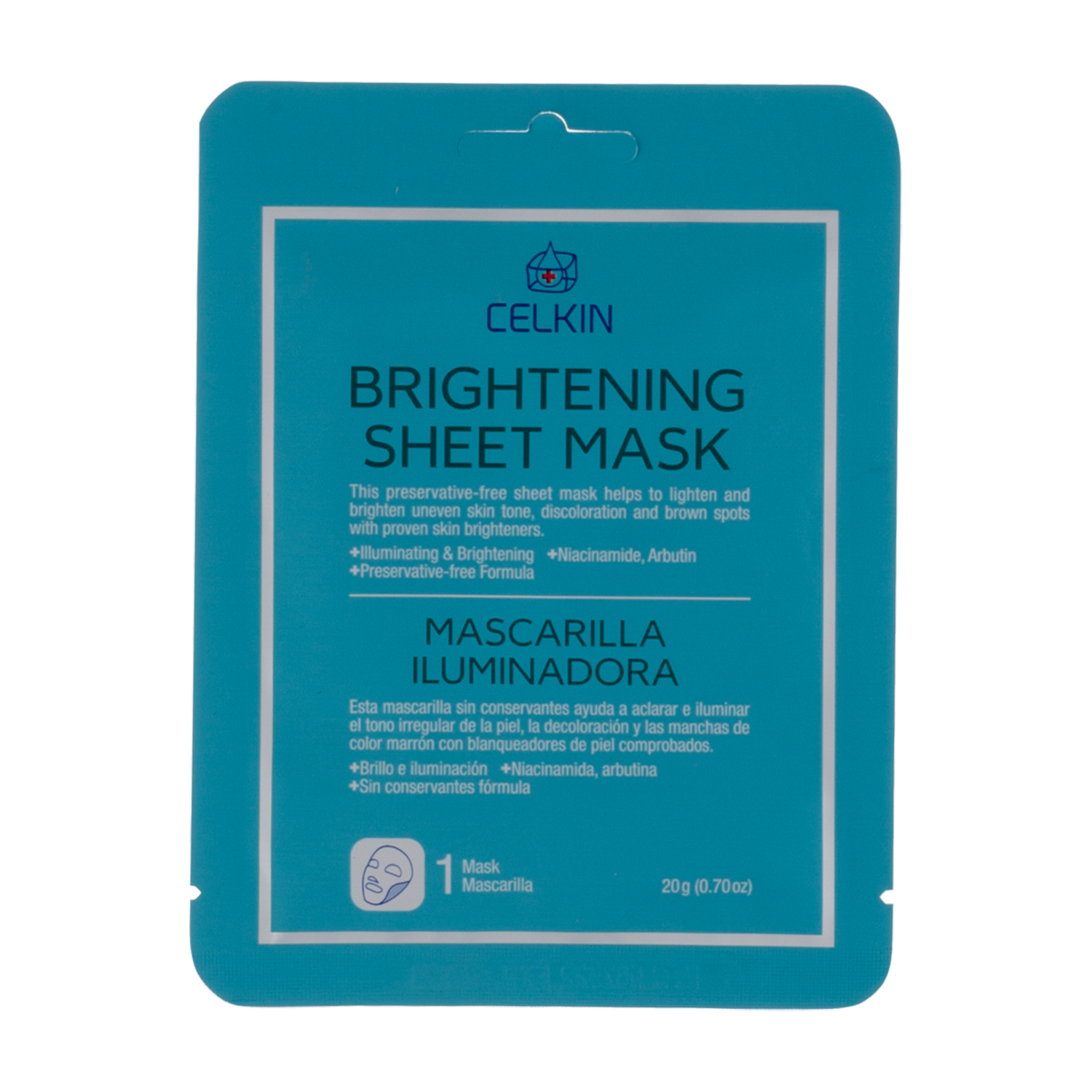 Mascarilla Facial Iluminadora CELKIN Unidad