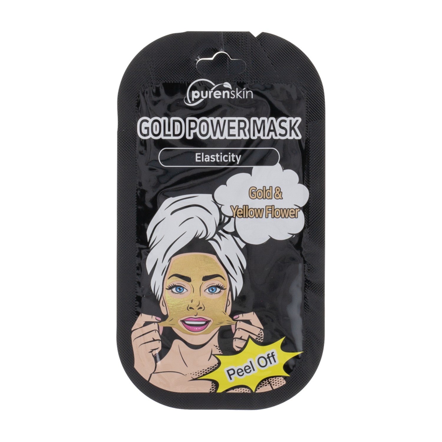 Mascarilla Facial De Oro Despegable. PURENSKIN Unidad