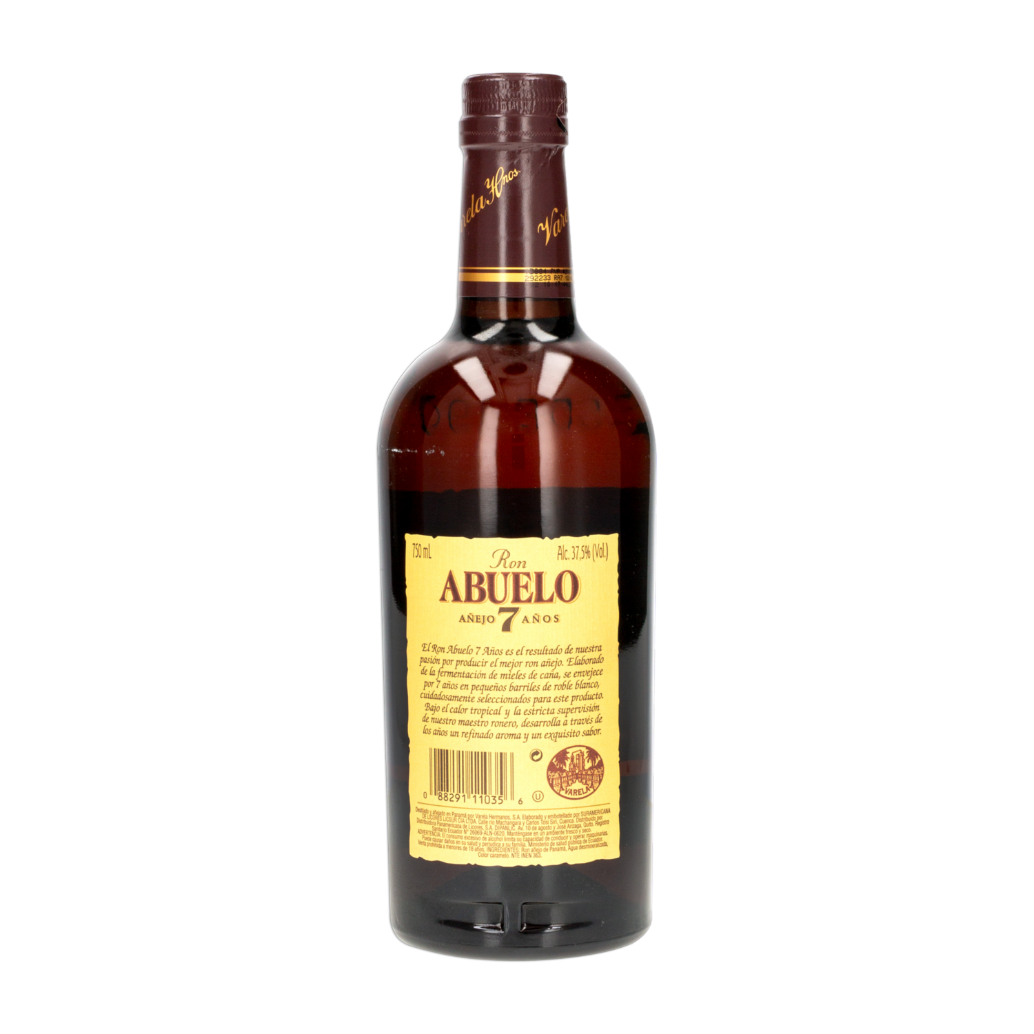 Ron De 7 Años ABUELO 750 ML