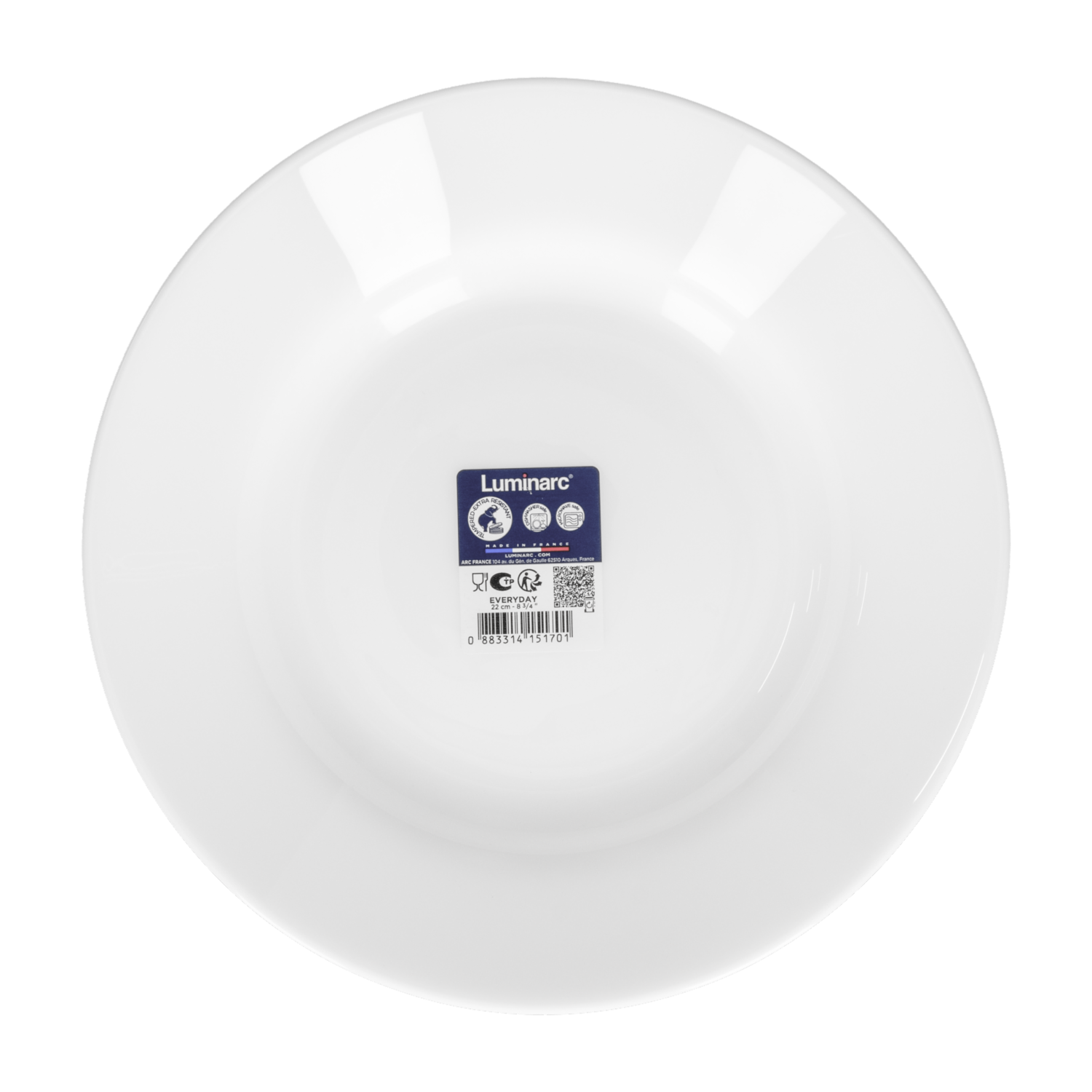 Plato Hondo Everyday LUMINARC 22 Cm