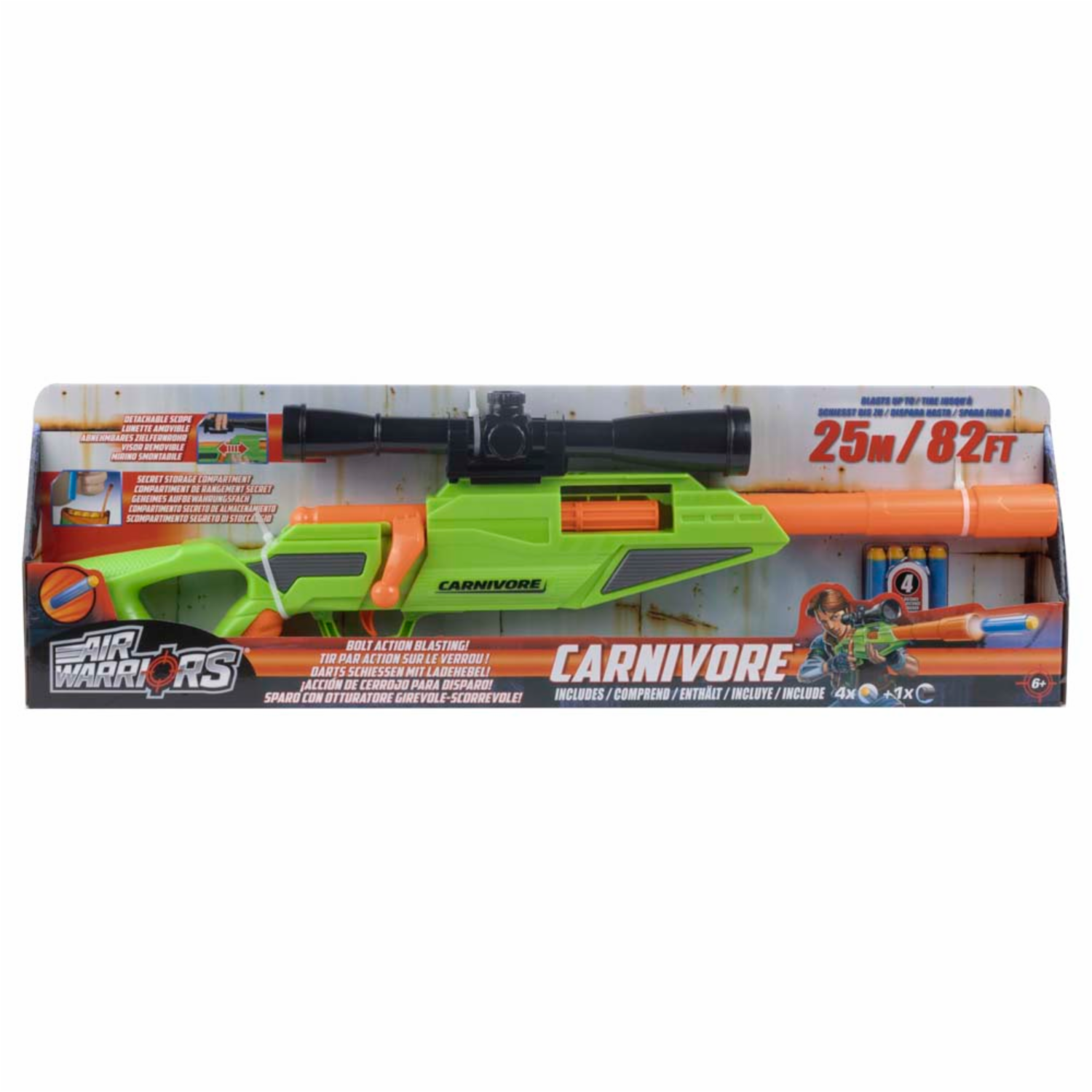 Pistola De Dardos BUZZ BEE TOYS Carnivora