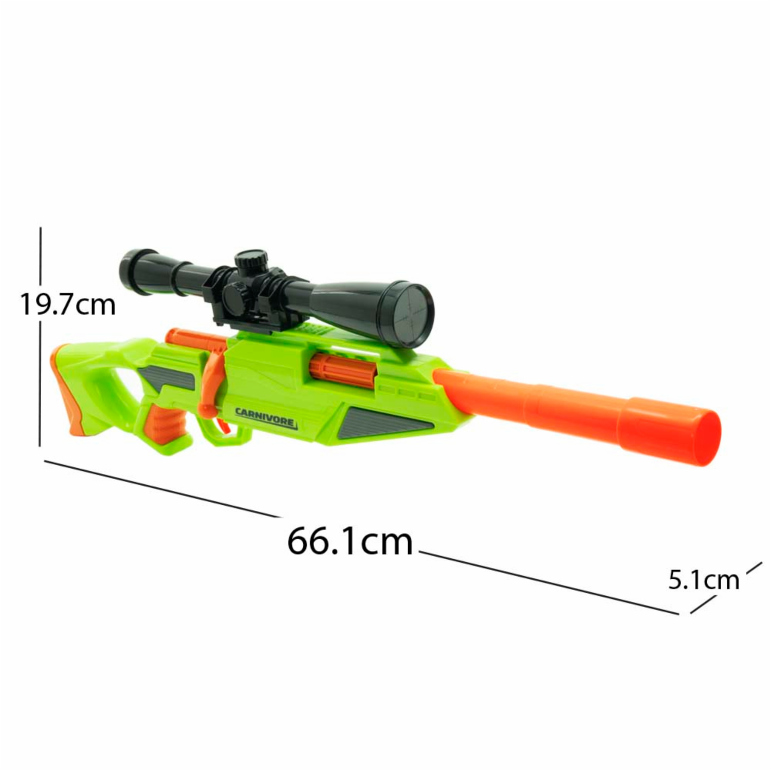 Pistola De Dardos BUZZ BEE TOYS Carnivora