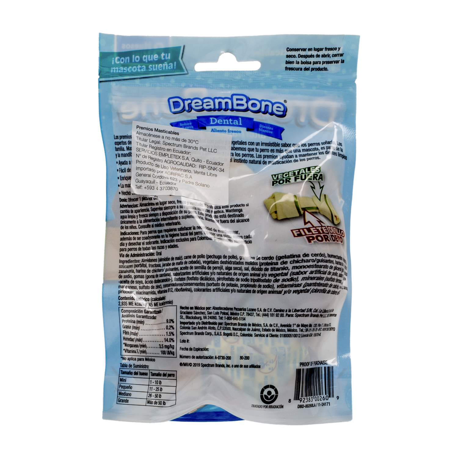 Snack Para Perros Dental Mini DREAMBONE 112 G