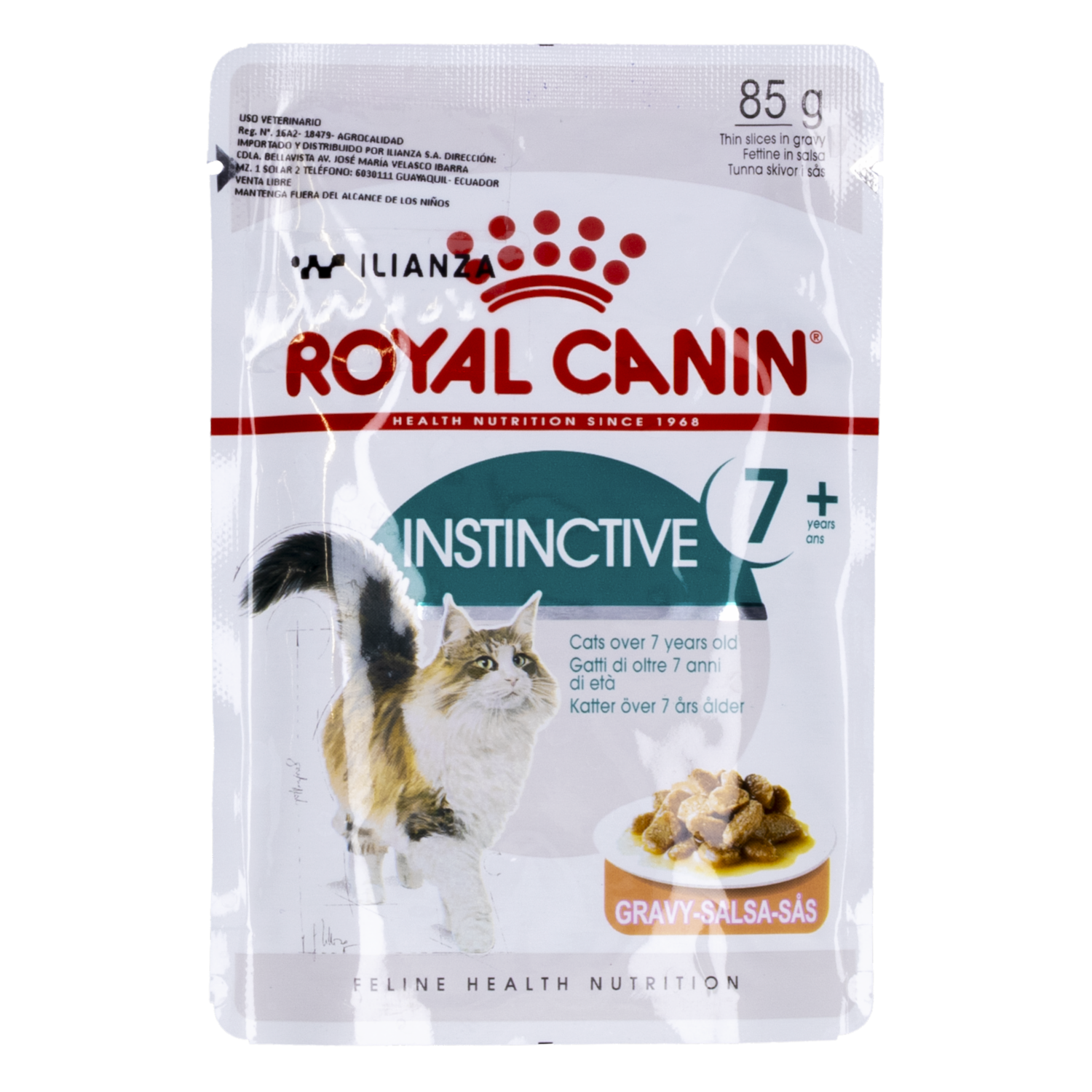 Alimento Húmedo Para Gatos Instintive 7+ ROYAL CANIN 85 G