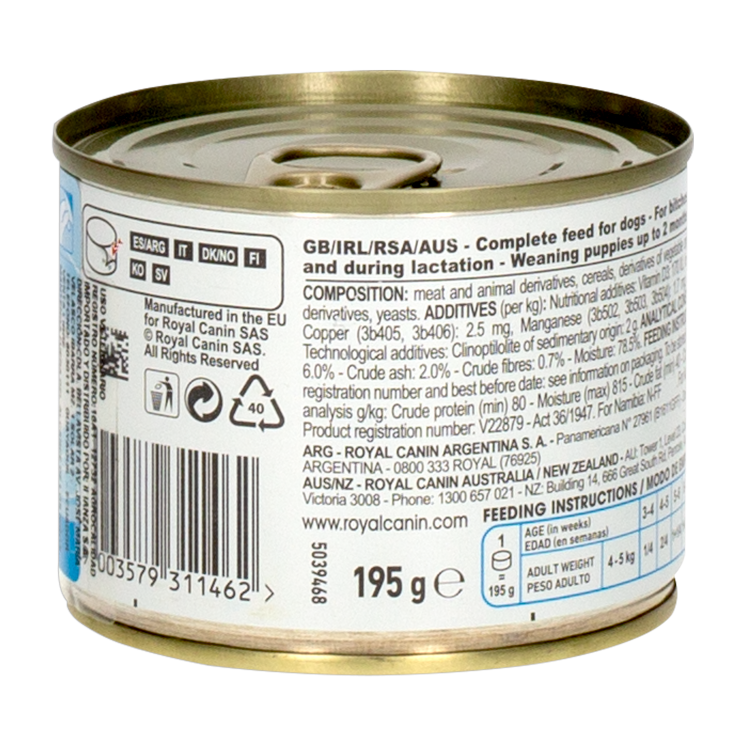 Alimento Húmedo Para Perros Starter ROYAL CANIN 195 G