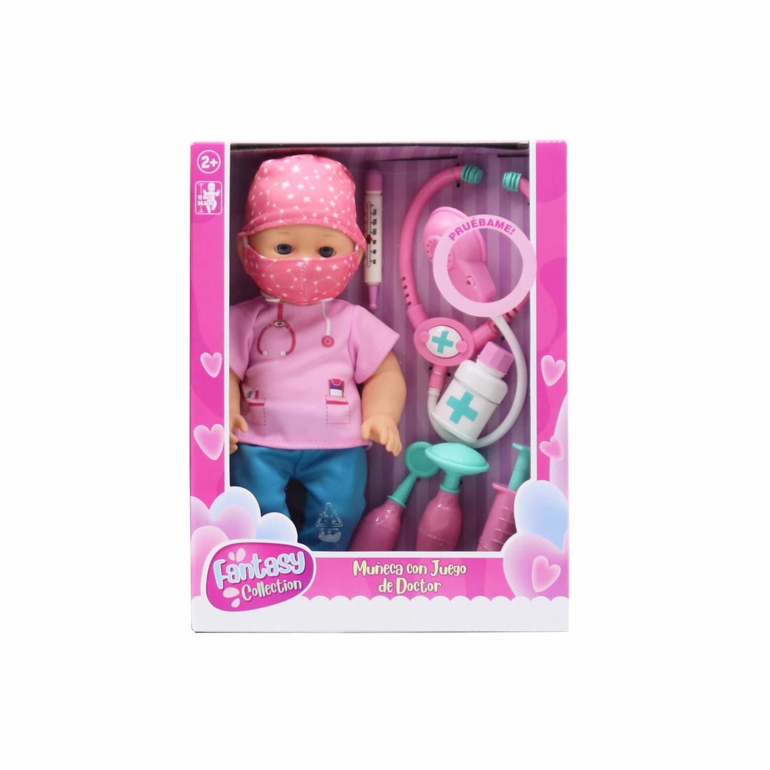 Set De Juego Muñeca Doctora FANTASY Incluye Accesorios