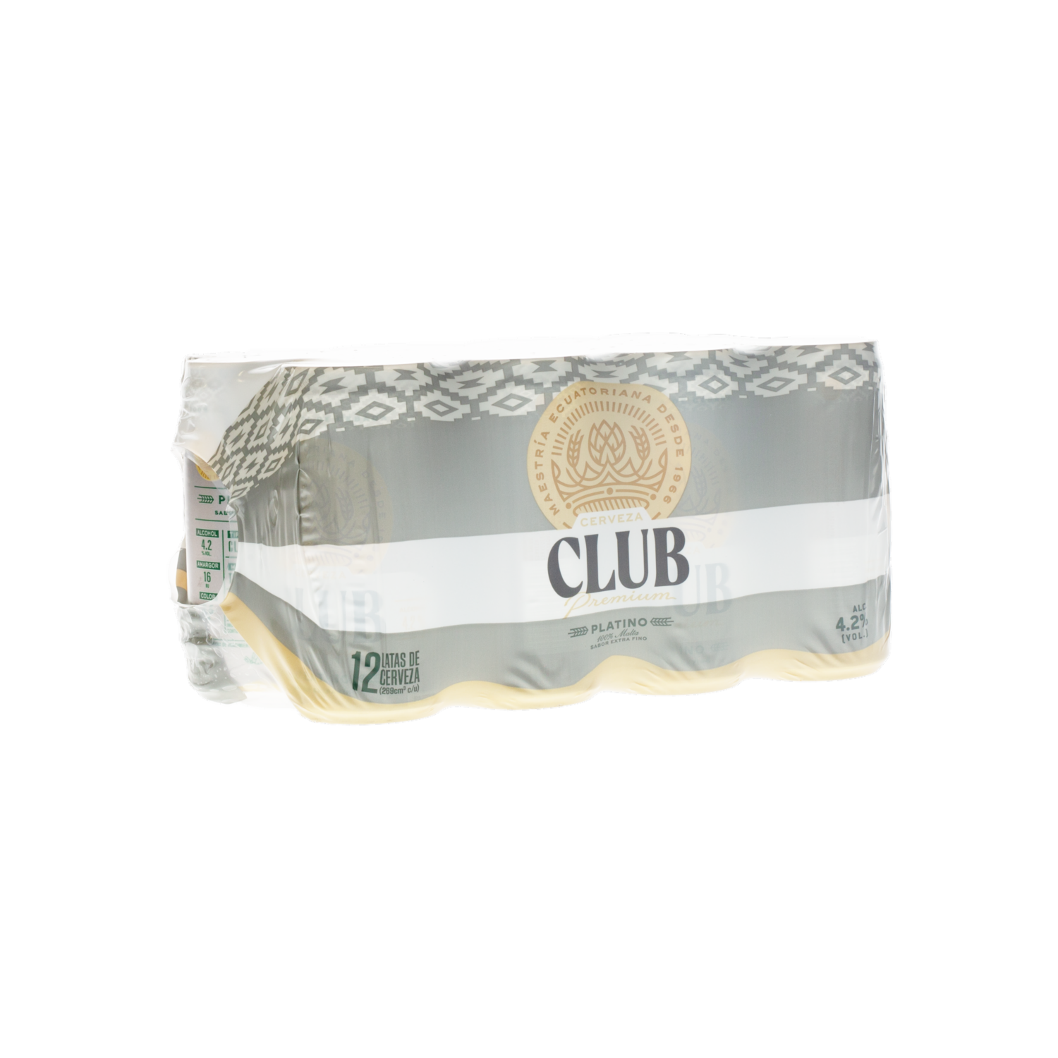 12Pack Club Platino CLUB 12 X 269 ml