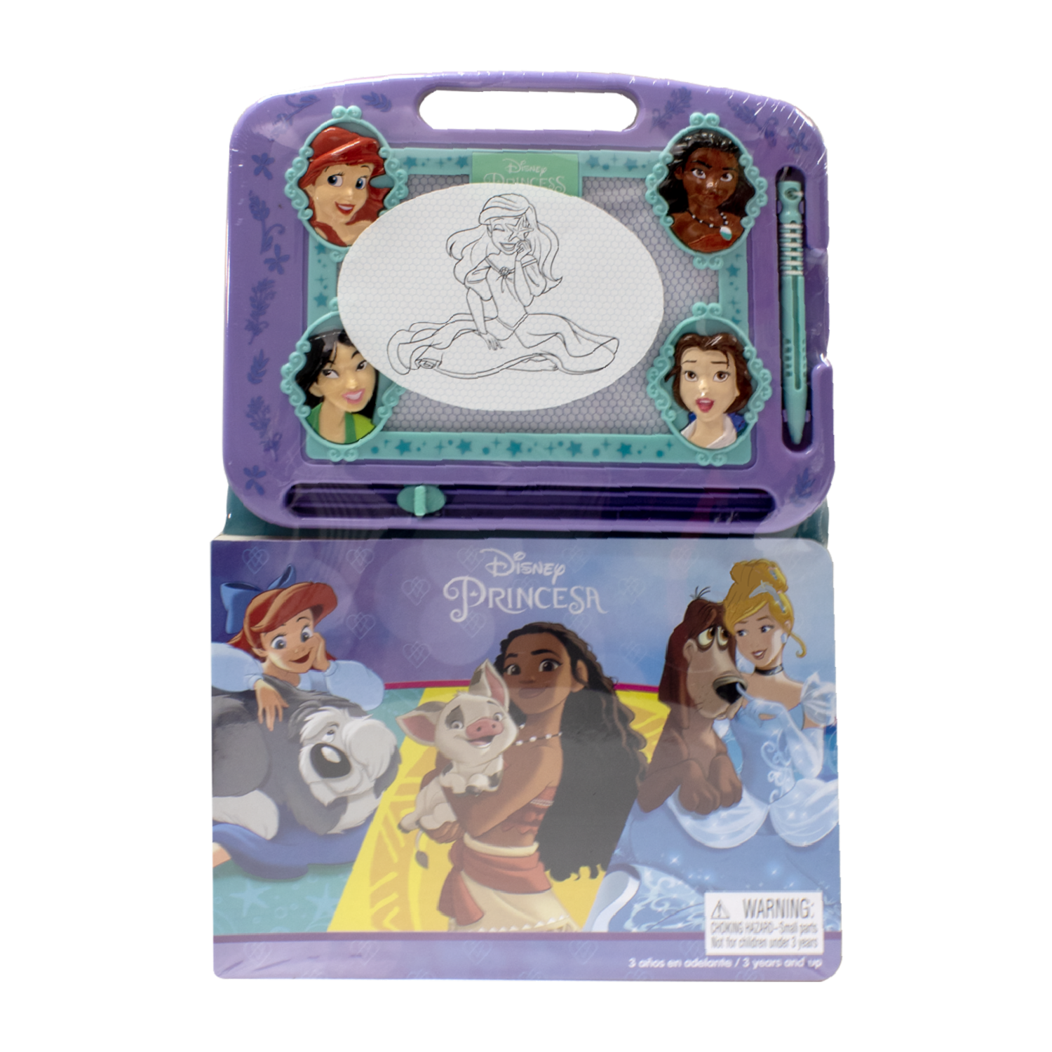 Libro Disney Princesa Pizarra PHIDAL 54 Páginas