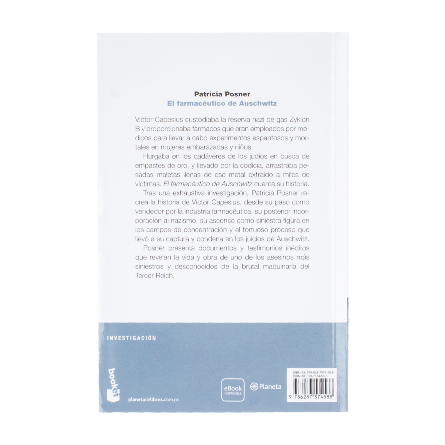 Libro El Farmacéutico De Auschwitz MR.BOOKS 296 Páginas