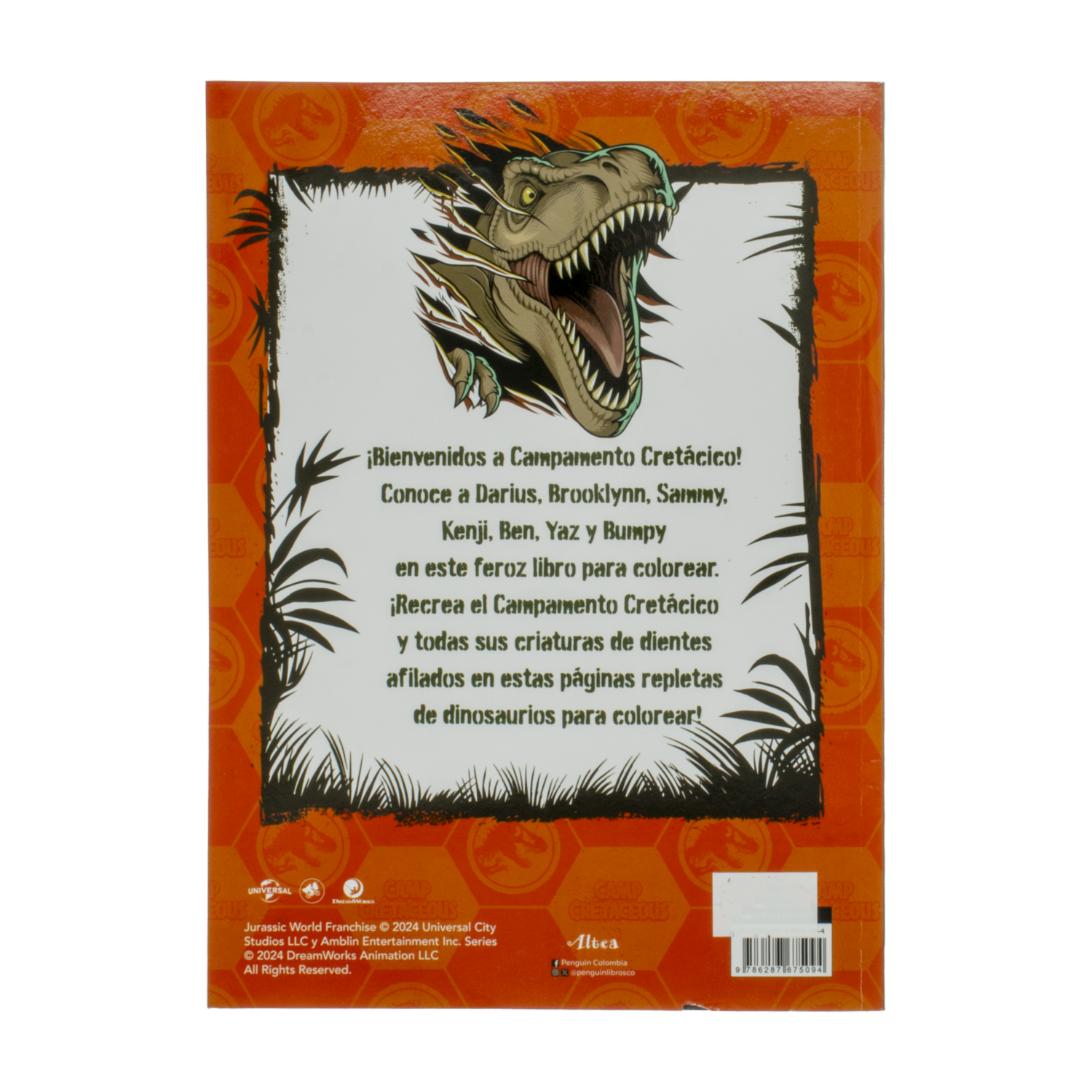 Libro Jumbo Para Colorears Cretácico 2 MR.BOOKS 64 Páginas