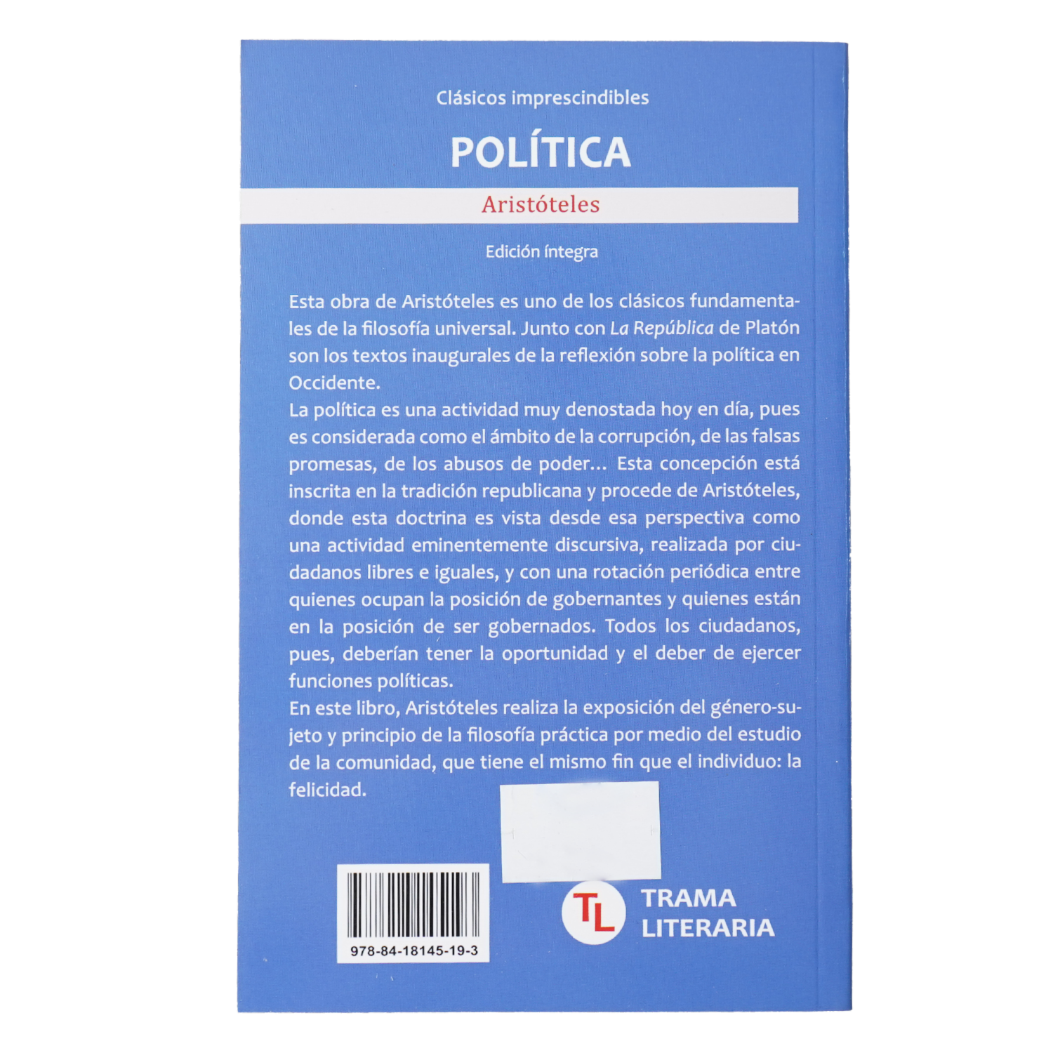 Política De Aristóteles MESTAS 288 Páginas